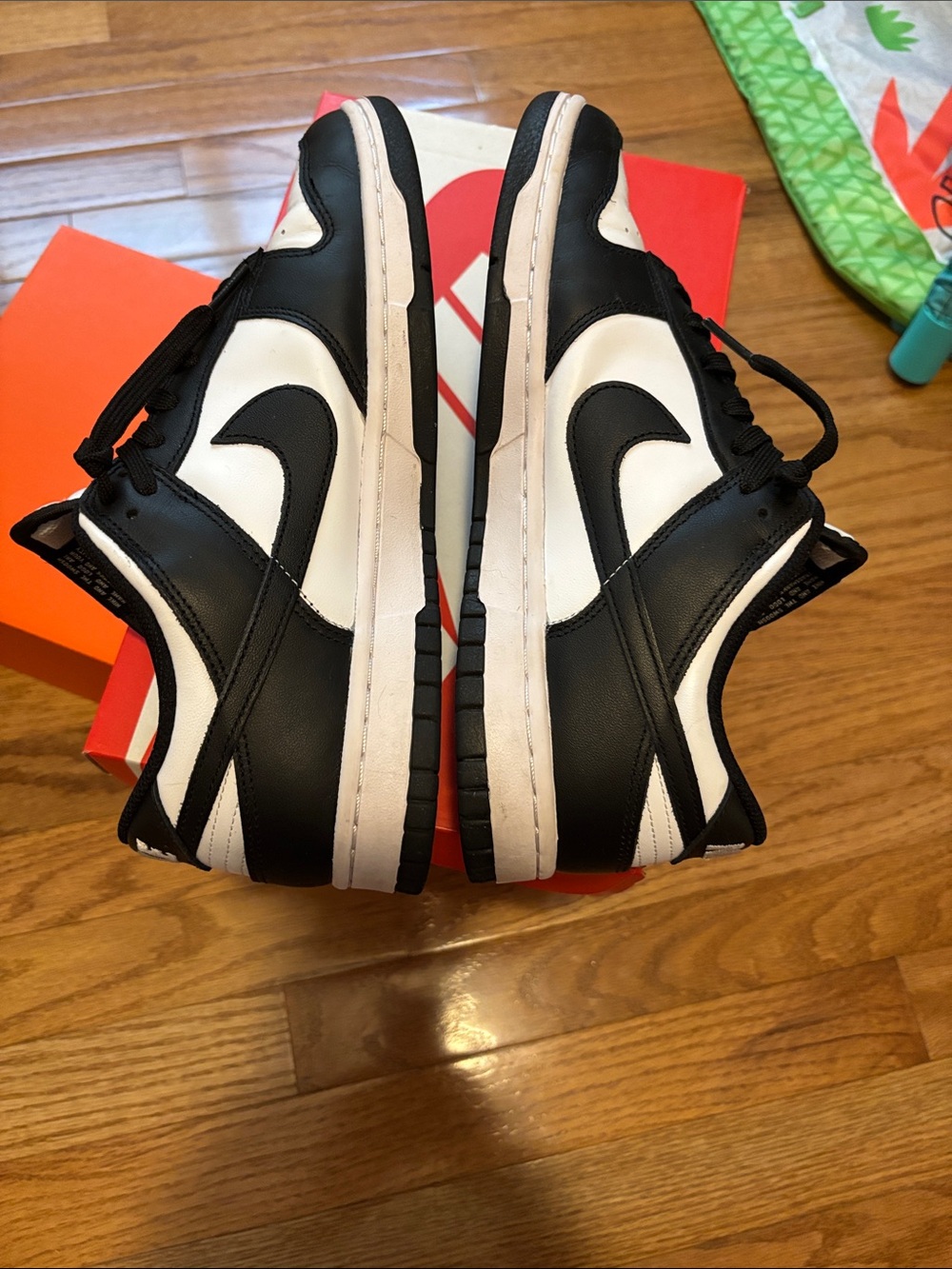 Nike Black and White Low-Top Dunks - Picture 10 of 10